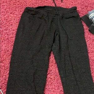 black joggers